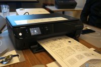 drukarka podczas drukowania